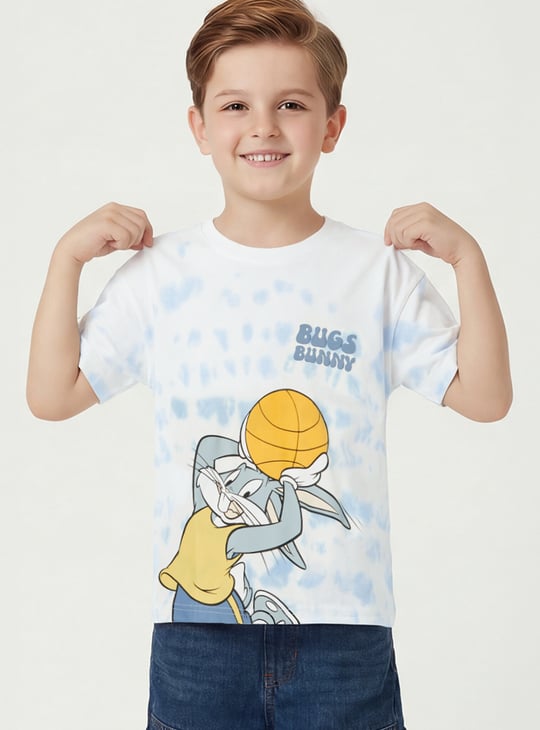 Boys Bugs Bunny Print T-shirt