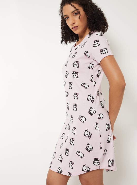 Women Printed Nightdress