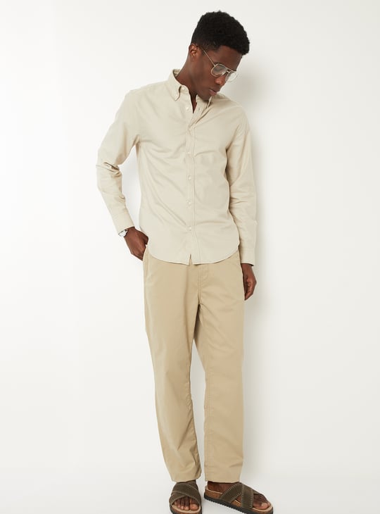 Men Soft Touch Regular Fit Oxford Shirt