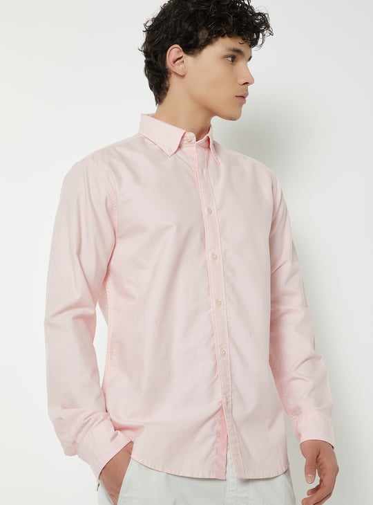 Men Soft Touch Regular Fit Oxford Shirt