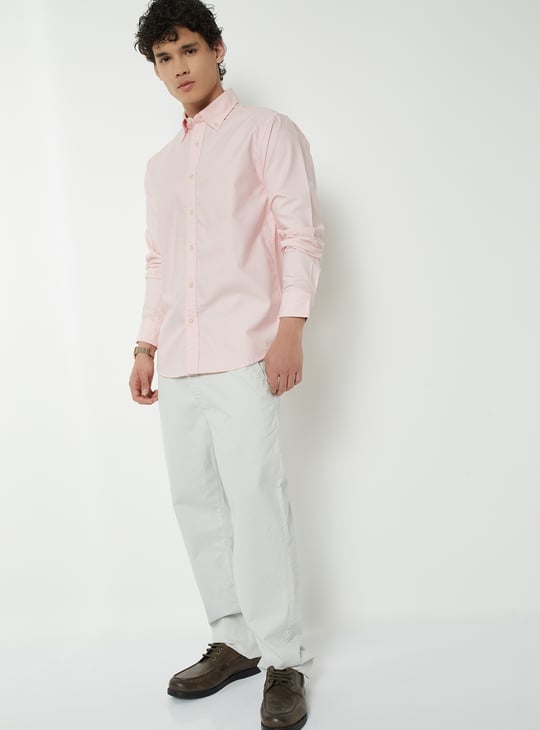 Men Soft Touch Regular Fit Oxford Shirt