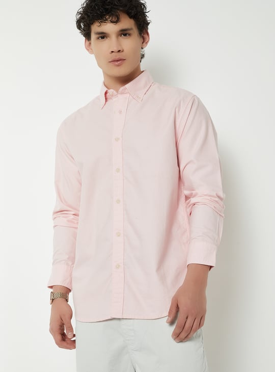 Men Soft Touch Regular Fit Oxford Shirt