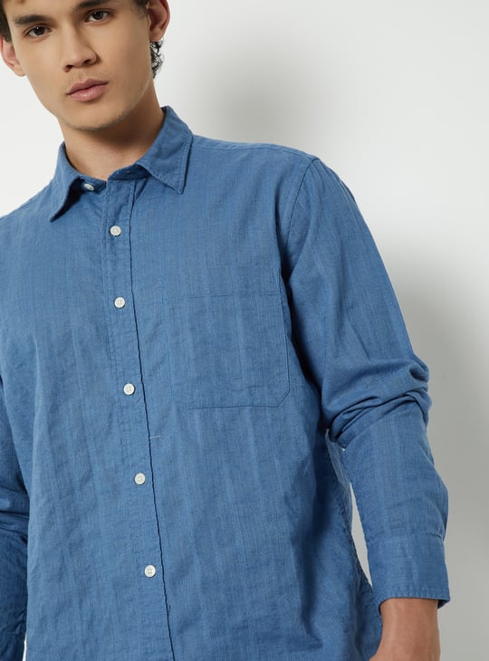 Men Regular Fit Solid Shirt