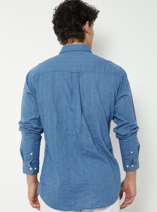 Men Regular Fit Solid Shirt
