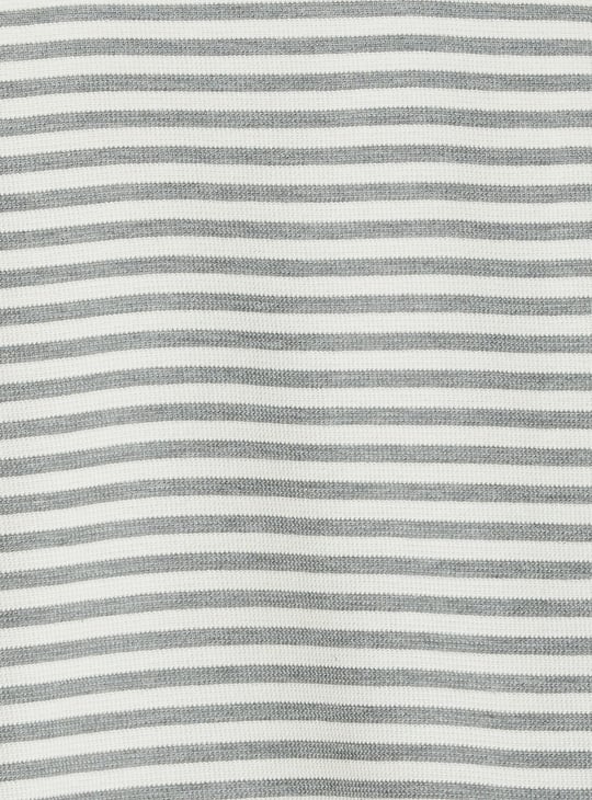 Men Structured Striped T-Shirt