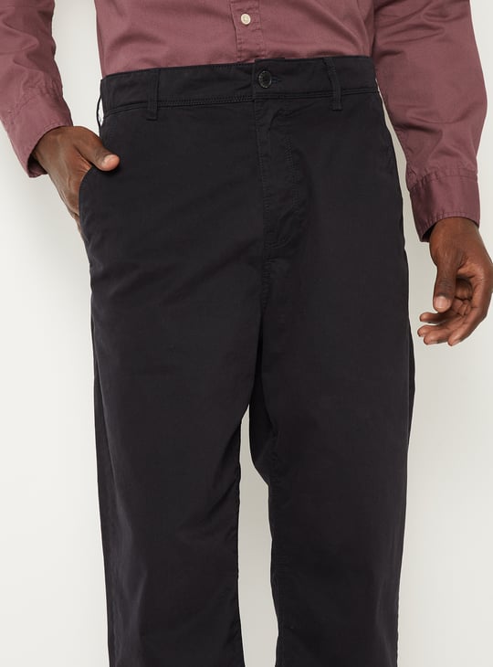 Men Soft Touch Regular Fit Twill Pants