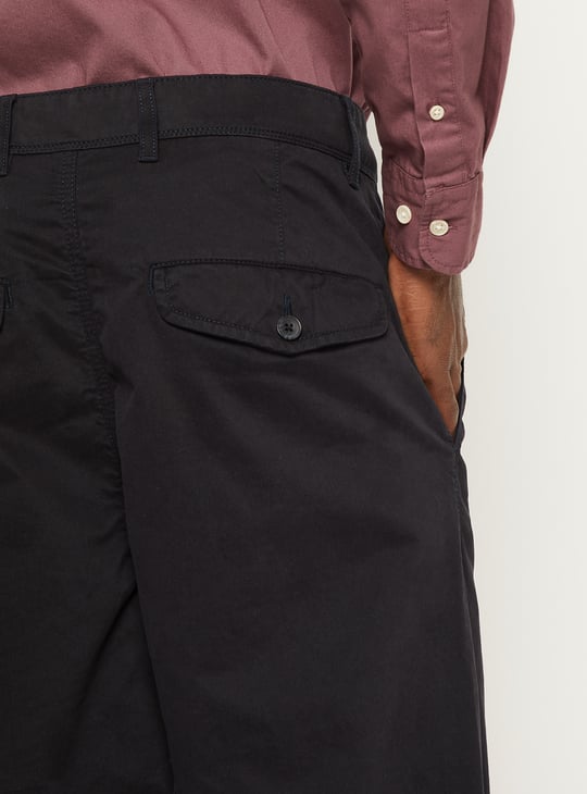 Men Soft Touch Regular Fit Twill Pants