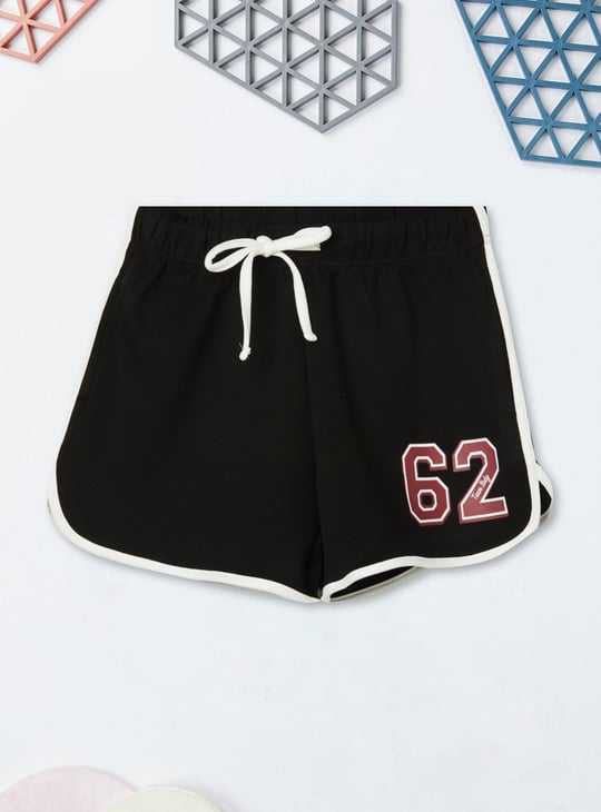 Girls Printed Shorts Set