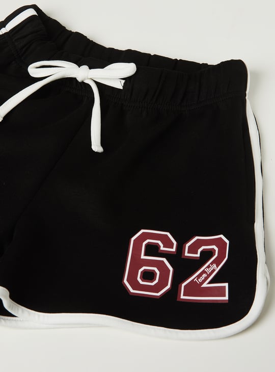Girls Printed Shorts Set