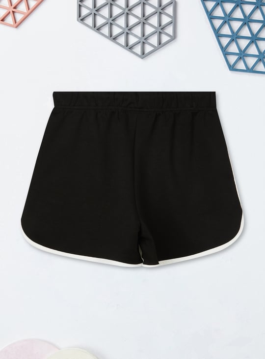 Girls Printed Shorts Set