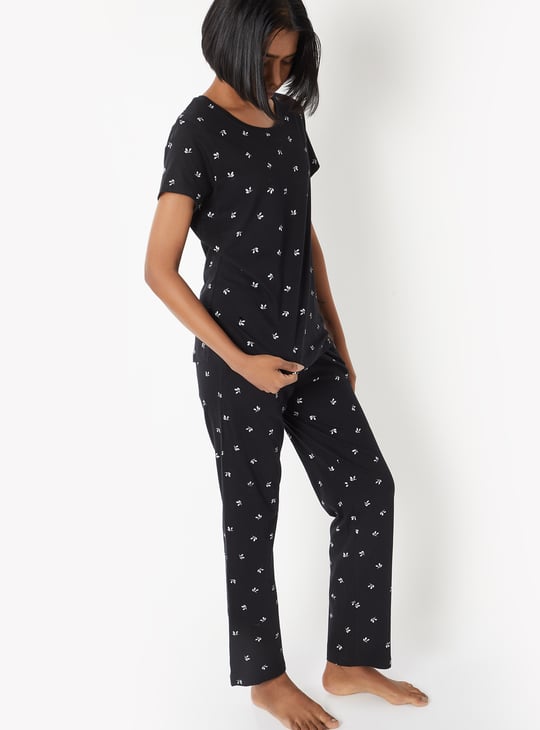 Women Printed PJ Set