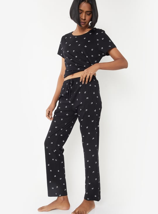 Women Printed PJ Set