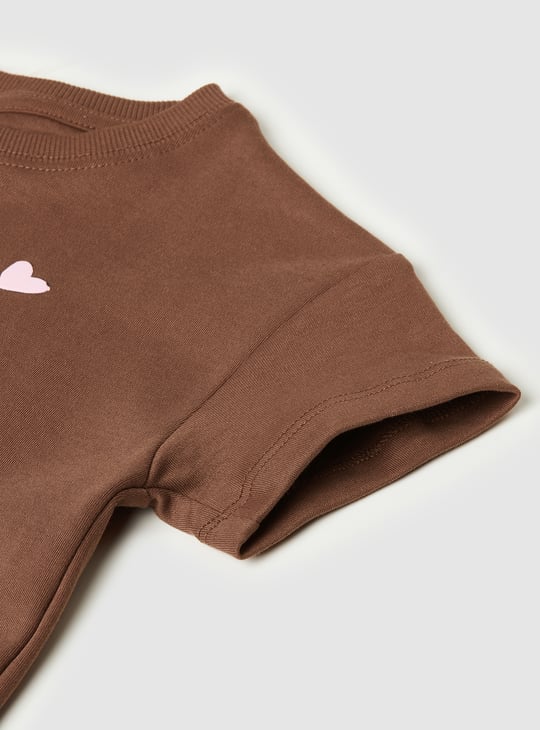 Girls Winnie The Pooh Print T-shirt