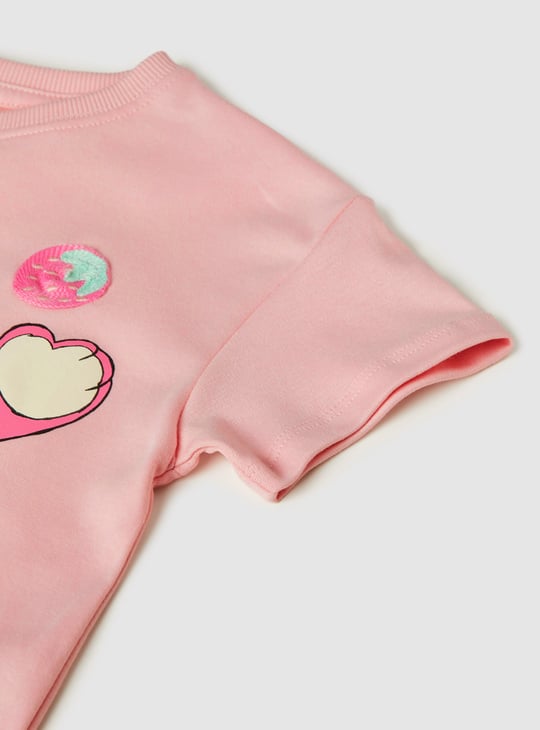 Girls Graphic Printed T-shirt