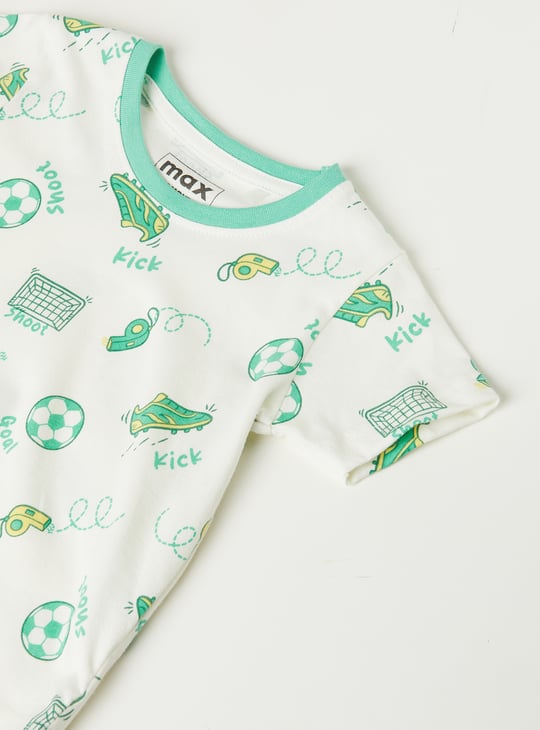 Boys Printed T-shirt - Pack of 3