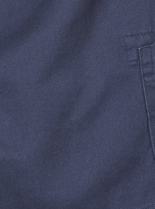 Boys Solid Cargo Shorts