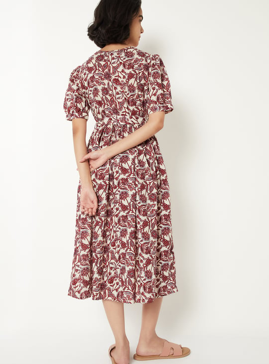 Women Printed A-line Dress