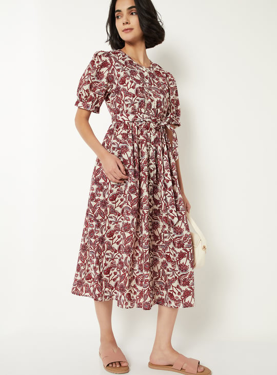 Women Printed A-line Dress