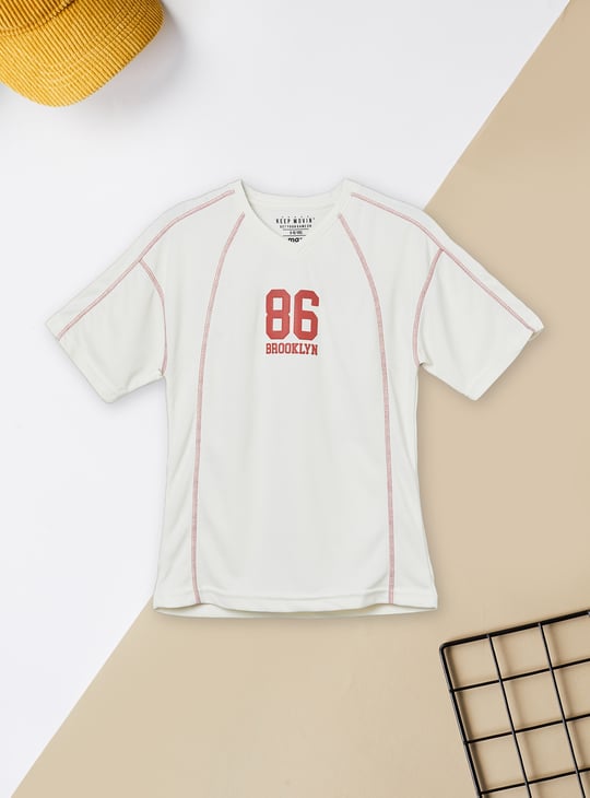 NOKEY BOYZ プリント Tシャツ ホワイト Boys Brooklyn Print T-shirt | White | Printed