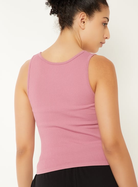 Women Ribbed Active Tank Top