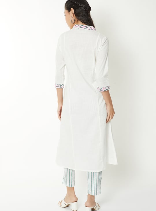 Women Floral Print A-line Kurta Set