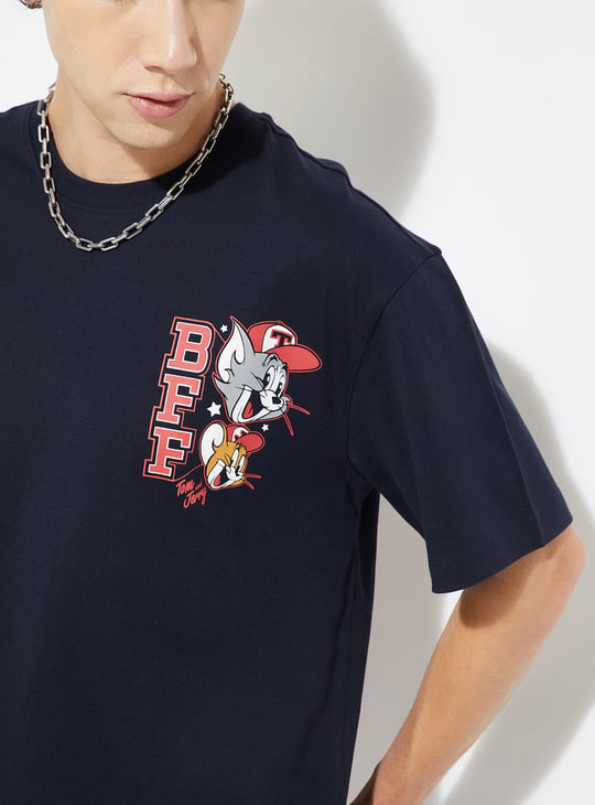 URB_N Men Tom & Jerry Oversized T-shirt | T-shirts