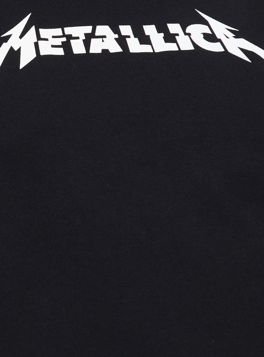 URB_N Men Metallica Oversized T-shirt