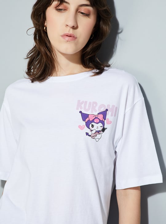 URB_N Women Kuromi Oversized T-shirt
