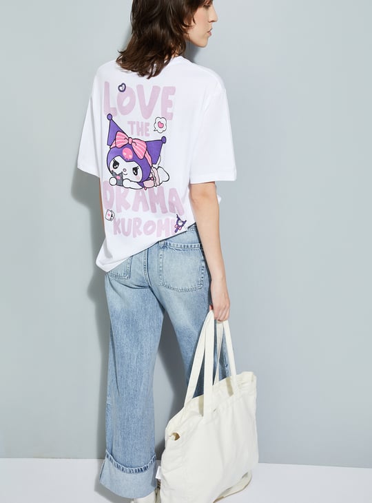 URB_N Women Kuromi Oversized T-shirt