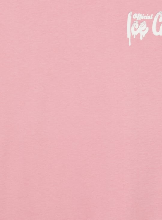 Girls Garfield Print Oversized T-shirt