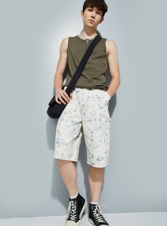 URB_N Men Printed Jorts