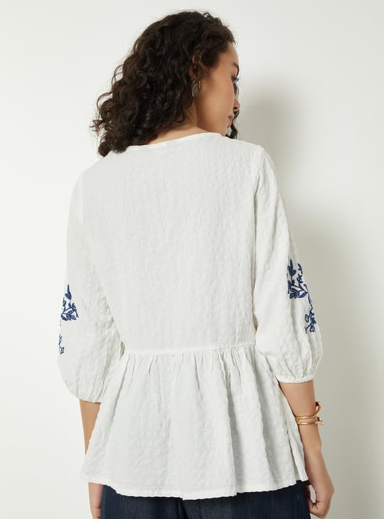 Women Embroidered Top