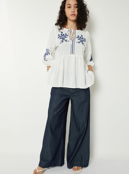 Women Embroidered Top