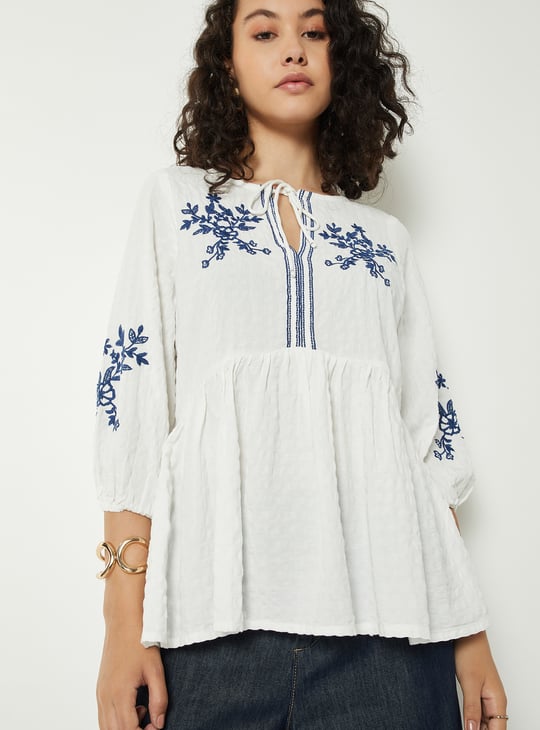 Women Embroidered Top