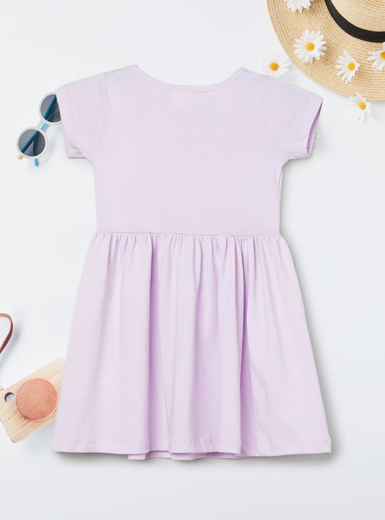 Girls Printed A-line Dress