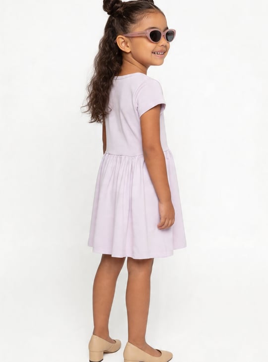 Girls Printed A-line Dress