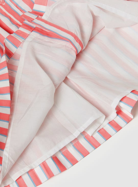 Girls Striped A-Line Dress