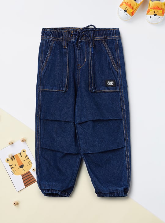 Boys Washed Balloon Jogger Jeans