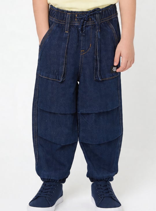 Boys Washed Balloon Jogger Jeans