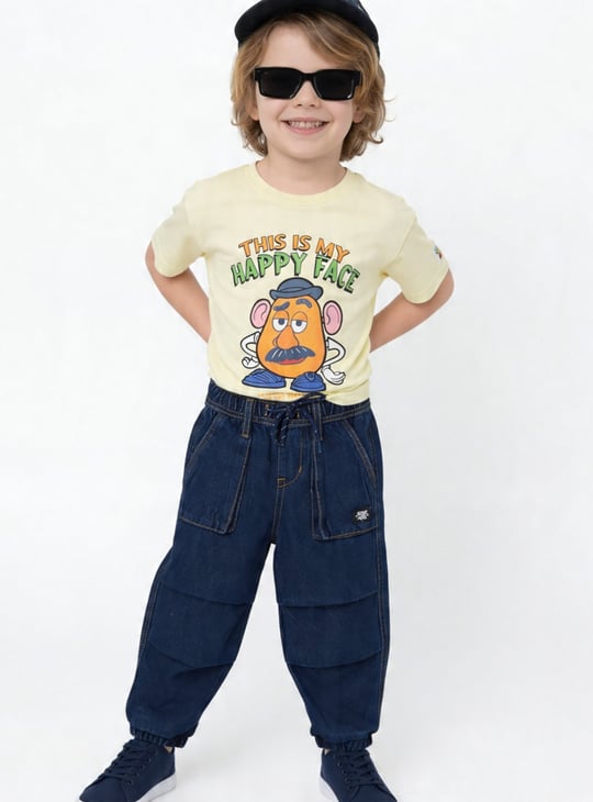 Boys Washed Balloon Jogger Jeans
