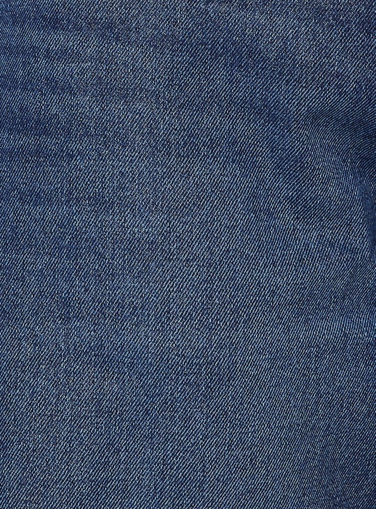 Women Washed Barrel Fit Jeans
