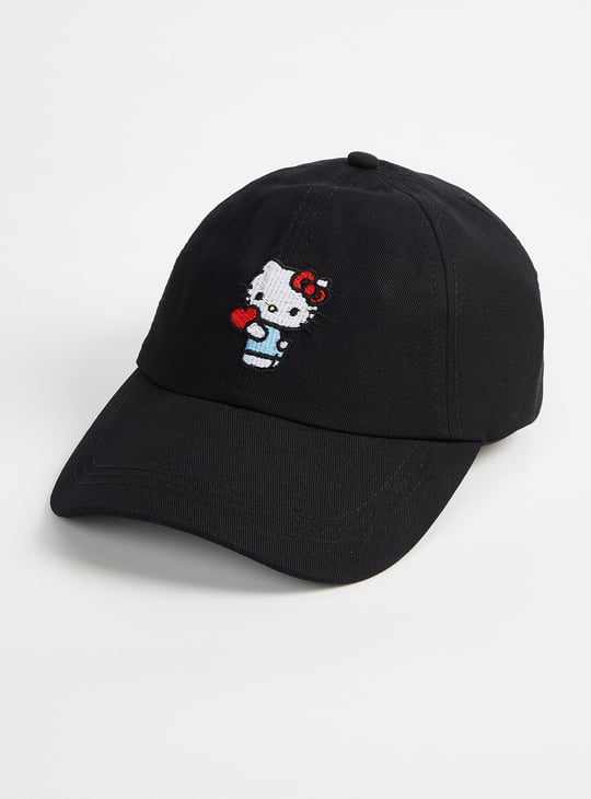 Kids Hello Kitty Baseball Cap | Black