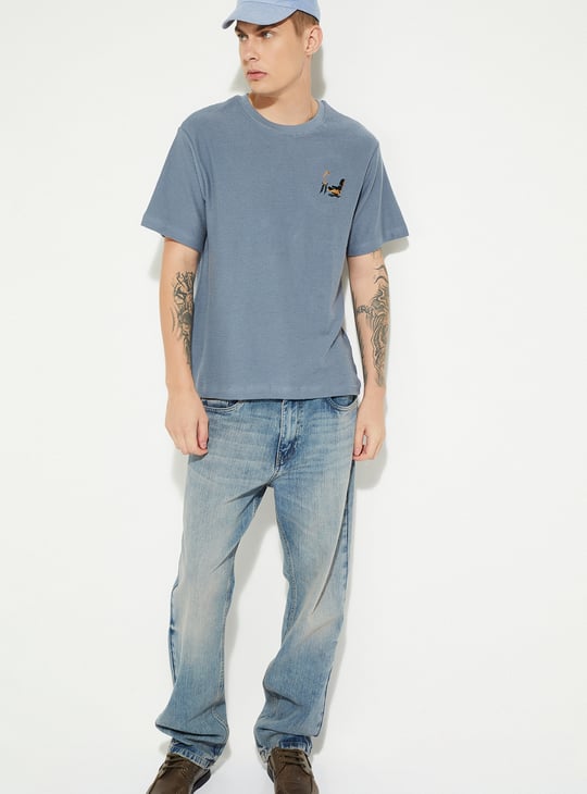URB_N Men Embroidered T-shirt