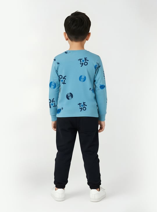 Boys Anime Print T-shirt - Pack of 2