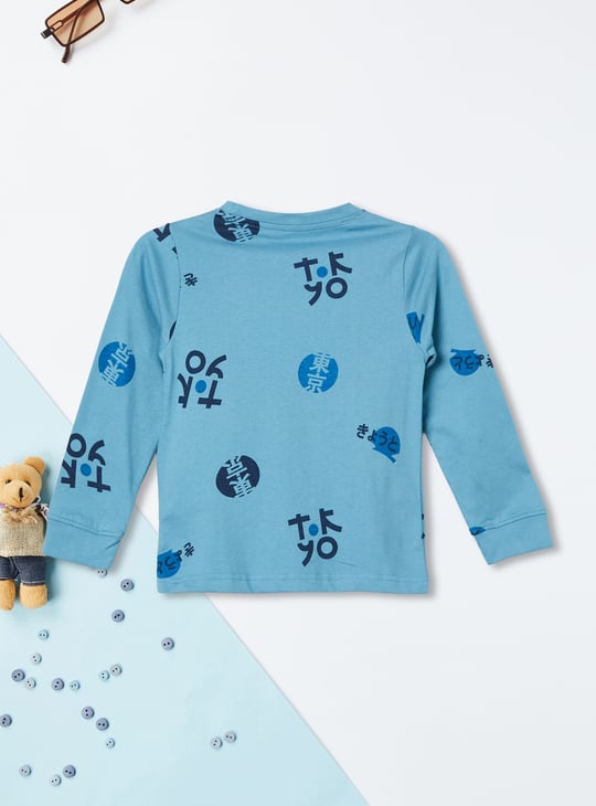 Boys Anime Print T-shirt - Pack of 2