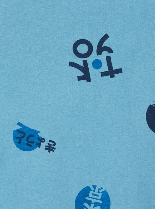 Boys Anime Print T-shirt - Pack of 2