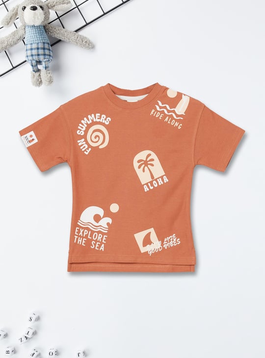 Boys Printed T-shirt - Pack of 2