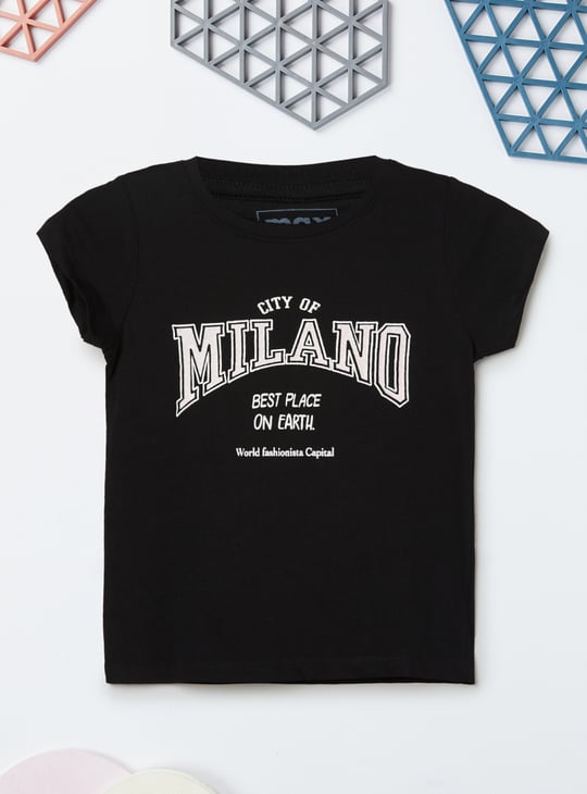 Girls Printed T-shirt - Pack of 2