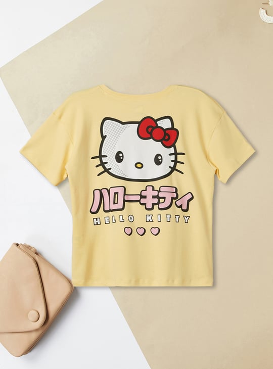 Girls Hello Kitty Print T-shirts - Pack of 2