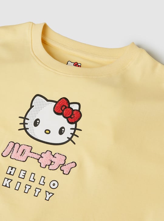 Girls Hello Kitty Print T-shirts - Pack of 2